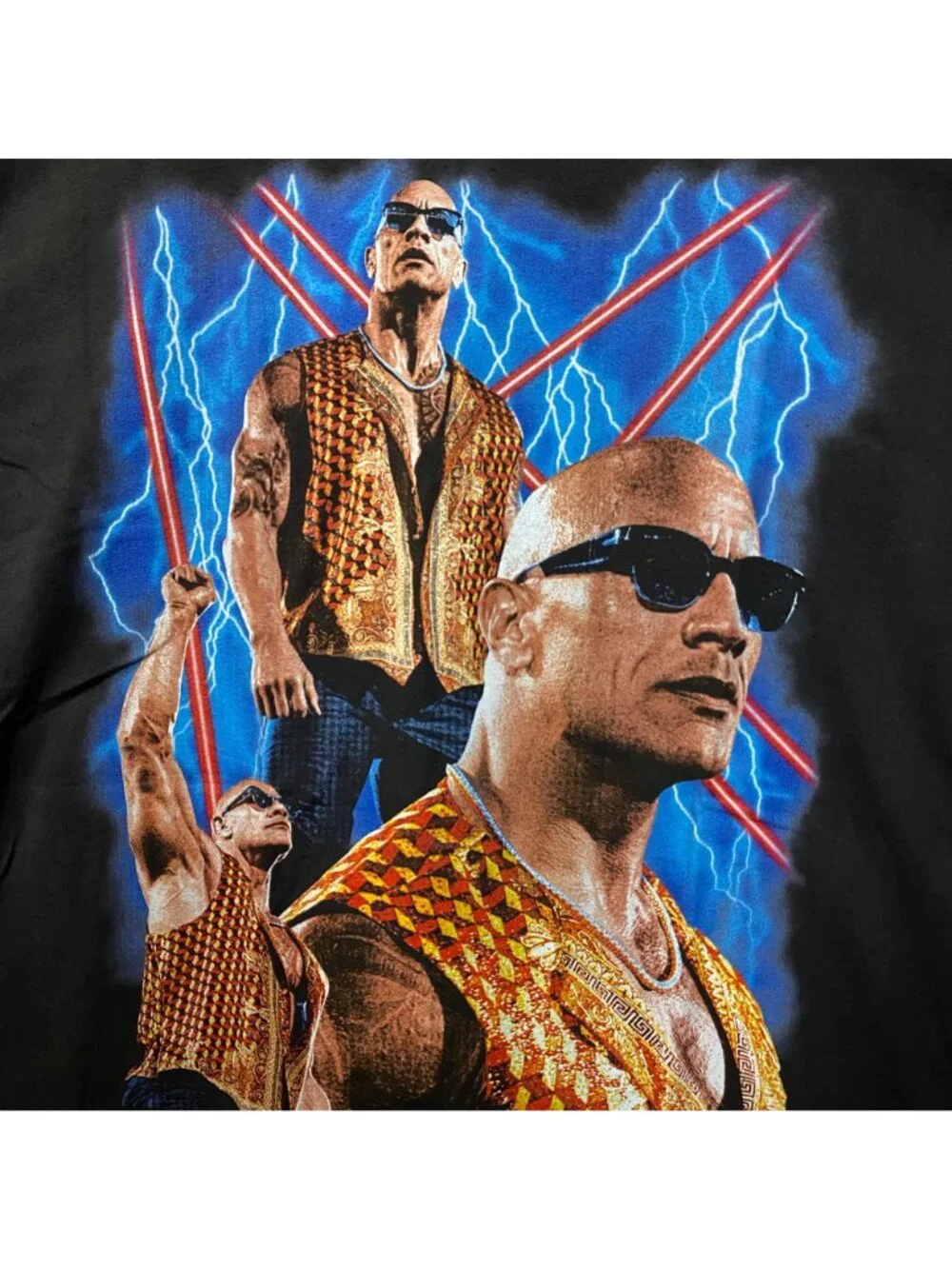 WWE The Rock Final Boss Graphic T-Shirt Large - Picture 2 of 5
